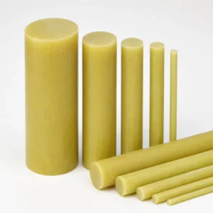 High Temperature Resistant Epoxy Resin Fabric Cloth Bar Heatproof Rod 130 155C 8 200mm Diameter for Industrial Electrical