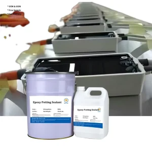 High Thermal Conductivity Black Two Component Epoxy Potting Sealant for Construction Electronic Components