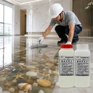 High Transparency Two Part Epoxy Resin for Crystal Crafts and Decorative Flooring