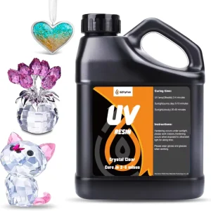 High Transparent OEM UV Cure Resin Doming Epoxy Resin UV 10g 1kg Adhesive Crystal Clear Hard Type for Jewelry Art Glue Resin