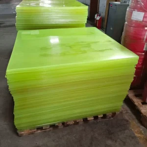 High Wear Resistance Transparent TPU PU Sheets Smooth Surface Oil Resistant 45-98A Hardness -35C 80C Temperature Range