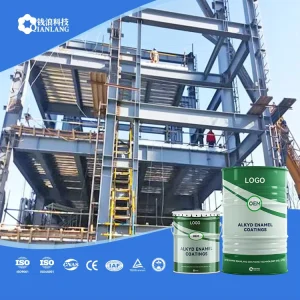 High performance Iron Red Alkyd Anti rust Paint Liquid Alkyd Resin Coating for Mechanical Equipment Spraying and Brushing