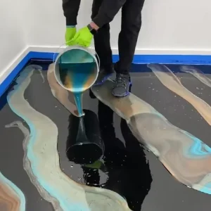 Industrial Epoxy Flooring 100% Solids Epoxy Resin Painting Gallon