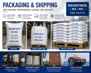 Industrial Grade Pentaerythritol CAS 115 77 5 for Alkyd Resin Lubricant PVC Applications