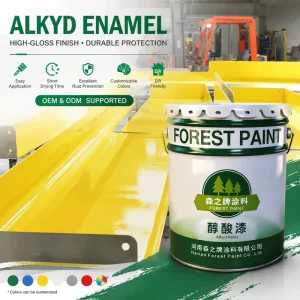 Industrial Protective Anti Rust Coating Color Liquid Synthetic Enamel Alkyd Resin Rust Proof Coating Paints for Metal