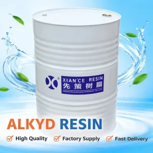 Industrial Short Oil Alkyd Resin Wood Coatings 99% Purity Easy Sanding Compatible PU Sealer XYL Solvent 200kg