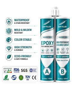 Industrial Strength Waterproof Epoxy Joint Filling Material for Seamless Tile Finishing