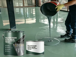 Industrial Super Wear Resistant Polyurethane Liquid Coating Water Based Low Abrasion Loss Anti Scratch Anti Impact Floor