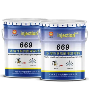 JBY669 Hydrophilic Polyurethane Resin Foaming Agent Water Activated Expanding Material for Waterproofing Sealing