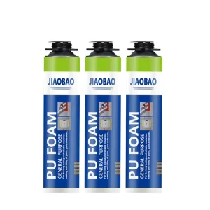 Jiaobao High Expansion PU Foam Durable Gap Filler for Construction Joint CE Certified