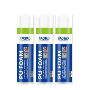 Jiaobao PU Foam Insulating Soundproof Glue for Door Window Cavity Filling MSDS REACH Approved