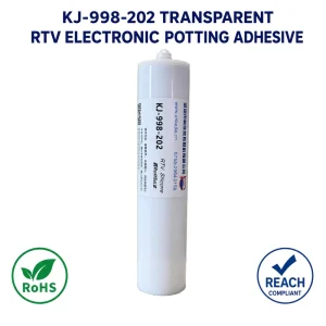 KJ-998-202 中性半透明 RTV 硅胶电子封装胶 非腐蚀性密封剂 180C