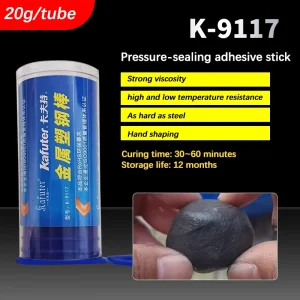 Kafuter 9117 Strong Bond Epoxy Putty Repair Stick Fast Setting Waterproof Heat Resistant All Purpose Metal Plastic Construction