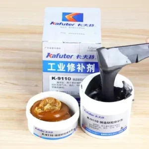 Kafuter K 9110 Metal Repair Epoxy Resin Glue for Sand Hole Crack Air Hole Casting Surface 2 Components High Temperature