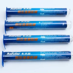 Kafuter Strong Bond Epoxy Putty Repair Stick Fast Setting Waterproof Heat Resistant Construction Use Metal Plastic Wood Black