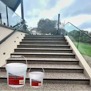 LSY 1 1 100% Solid Flexible Two part Polyurethane for Resin Bound Gravel Systems of Internal and External Resin Bound Paving
