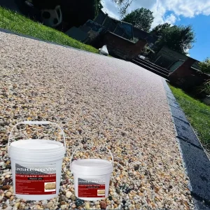 LSY 1 1 Solvent free UVR Two part High Quality Polyurethane Aliphatic Resin for Stone Carpet of Indoor Stone Flooring