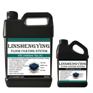 LSY 3 1 Chemical Heat Scratches Resist Urethane WB Top Coat Gloss or Satin Matte Finishes for Floor and Countertops Coating