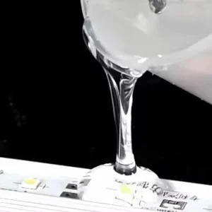 Liquid Crystal Clear Transparent 2 Part Soft Silicone Casting LED Potting Glue