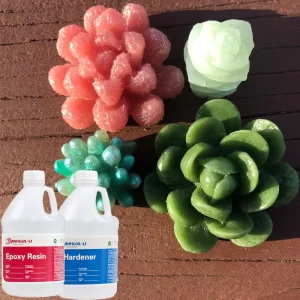 Liquid Crystal Two Part Epoxy Resin Acrylic Casting Resin for False Water