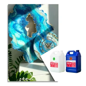 Liquid Diamonds Crystal Clear Casting Epoxy Resin 2 Part Kit for Decorative Crafting Purposes Jewelry Making