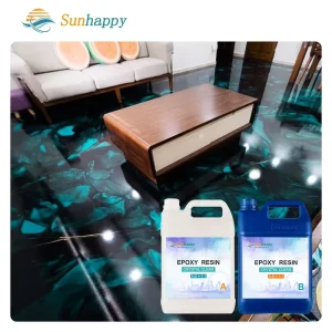 Liquid Epoxy Resin A and B Flooring Paint Supplier Color Pigment 3D Metallic Epoxy Floor Coating