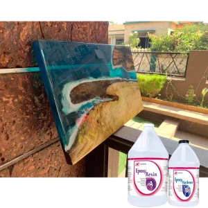 Liquid Epoxy Resin for Bracelet Molds, Amazing Clear Cast, 0.5 GL Resin Base & 0.5 GL Curing Agent Resina Epoxica a Y B