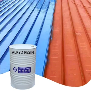 Liquid Long Oil Alkyd Resin for Metal Industrial Paint Coating High-grade Synthetic Resin ISO9001 Certified Easy