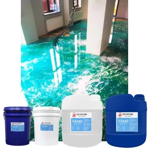 Liquid Resin Epoxy for Colored Epoxy Floor Art Metallic Epoxy Garage Concrete Floor Colors