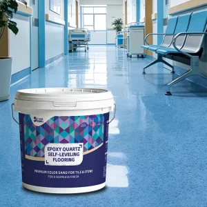 Long Lasting Epoxy Resin Self Leveling Liquid Coating Flooring with UV Resistance Brush Applied for Indoor Covered Areas