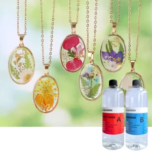 Low Viscosity 1 1 Crystal Clear Epoxy Resin and Hardener Liquid Epoxy Resin Materials for Jewelry