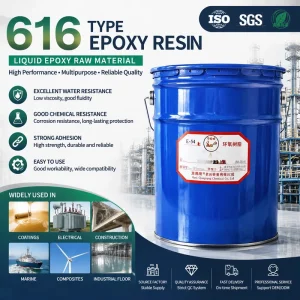 Low Viscosity 616 Transparent Epoxy Resin E54 Anti-Corrosion Potting Compound Electronic Grade Encapsulation Glue