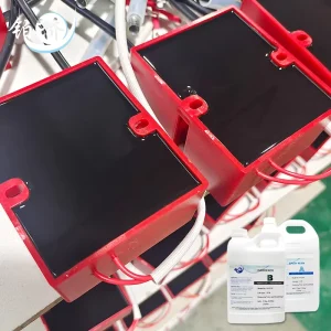 Low Viscosity Liquid Potting Adhesive Hot Selling Black Flexible Epoxy Resin Glue For PCB Drivers Construction Packing