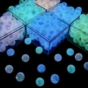 Luminous Acrylic Plastic Beads Glowing in the Dark Beads 12mm 8 Colors for DIY Necklace Bracelet Jewelry Making