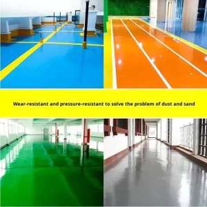 Marble Effect Epoxy Floor Paint for Interior & Exterior Decorative & Durable