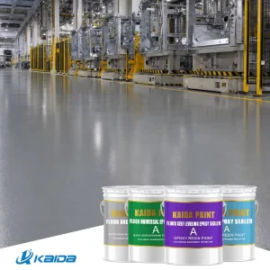 Matte Finish Anti Scratch Polyurethane Epoxy Top Coat Chemical Wear Resistant Two Component Sealer Floor Paint Bulk Supply