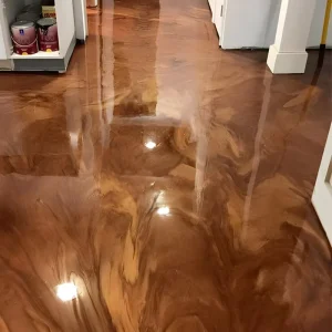 Metallic Epoxy Resin Self Leveling Liquid Coating for Floor Coating Electrical Insulating Furniture Paint with Customized Colors