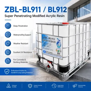 Modified Acrylic Penetrating Primer Resin for Concrete Sealing and Building Coating