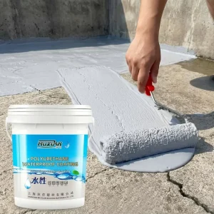 Mu Xuan One Component High Elastic Waterborne Polyurethane Waterproof Coating Eco Friendly UV Resistant Liquid Coating for