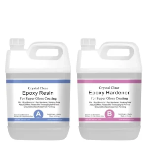 NO VOCs Resina Epoxi 1 1 Cristal Clear Epoxy Resin and Hardener for Industrial Floor