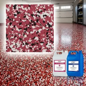 New Design Epoxy Flakes Epoxy Resin Flooring Coating for Strong Epoxy Floor Coating Factory Price