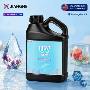 No Bubble Low Viscosity Liquid Acrylic Hard Type Glue 1000G Crystal Clear UV Curing Resin for Jewelry Crafts