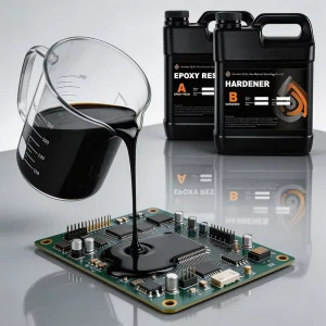 No Bubbles Natural Eco-friendly Self-Defoaming 5:1 Epoxy Resin for Electronic Components Potting & Construction Waterproofing