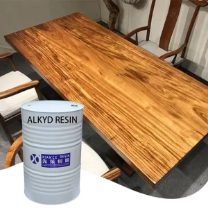 Non Yellowing Wood High Gloss High Solid 99% Purity Alkyd Resin Raw Short Oil XYL Solvent Liquid Spray Paint Mixed Polymer