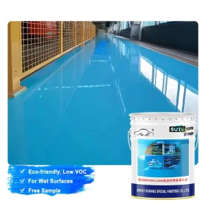 OEM Customized Eco friendly Water based Epoxy Liquid Coating High Hardness Wear Resistant Matte Glossy for Mall School