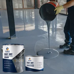Oil Resistant High Traffic Self Leveling Epoxy Floor Coating and Epoxy Floor Paint for Gas Station Workshop Garage Coating