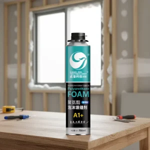One Component Polyurethane Resin Foam Spray Insulation Adhesive Expanded Foam Mixture for Filling Large Gaps in Doors Windows