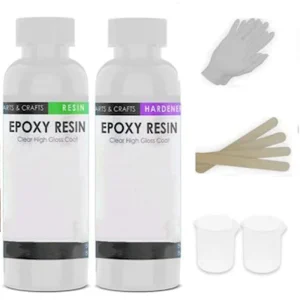 Origchem High Quality 100% Solid Two Component Epoxy Resin Crystal Clear Art Resin Coating UV Cured Tabletops Glue