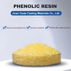 Ouda Low-free Phenol Material Phenolic Resin Soluble Water Yellow Granules Casting Resin Coating Sand Dedicated Phenolic Resin