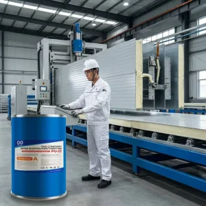 PU-22 Two Component 2-5X Expansion Polyurethane Rigid Foam Injection Glue for Sandwich Insulation Wall Panels